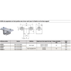 GRIFFE DE SUSPENSION 023222-1