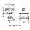 CHARIOT PORTE CABLE ( mobile ) 023261