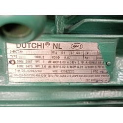Moteur occasion Dutchi 3 kW 2867 tr/min