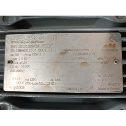Moteur de réducteur frein occasion SEW 1,5 kW 925/11 tr/min