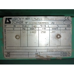 Moteur occasion Leroy Somer 250 kW 1482 tr/min