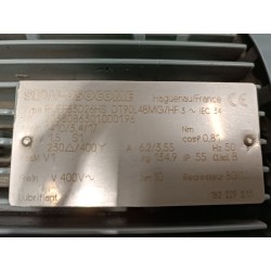 Motoréducteur frein avec variateur mécanique SEW 1,5 kW 3,4/17 tr/min