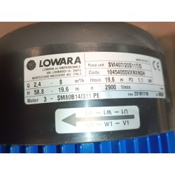 Pompe LOWARA SVI407/20S11T/D  ELP 230/400V  Q1U3V*SCAT INIZ+CAM C/FORO