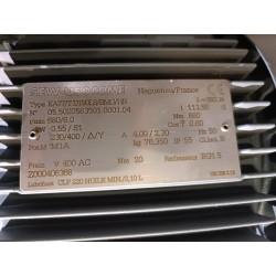 Motoréducteur occasion SEW 0,55 kW 680/6.0 tr/min
