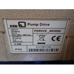 Moteur KSB SuPremE avec variateur 3 kW 3000 tr/min