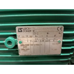 Motoréducteur occasion Leroy Somer 4 kW 18 tr/min