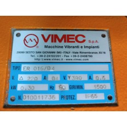 Vibrant occasion VIMEC 0,30 kW 1500 tr/min