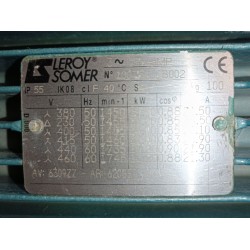 Motoréducteur occasion Leroy Somer 11 kW 36,4 tr/min