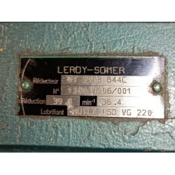 Motoréducteur occasion Leroy Somer 11 kW 36,4 tr/min