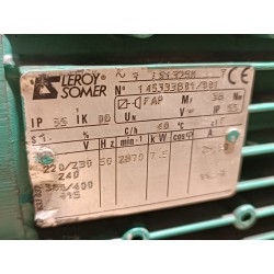 Moteur occasion Leroy Somer LS LS132SM1 7,5 kW 3000 tr/min
