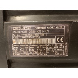 Moteur brushless reconditionné INDRAMAT MK090B-058-KG1-KN 5000 tr/min