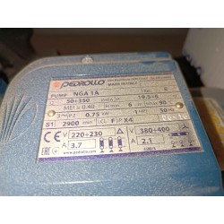 ELECTROPOMPE NGA 1 A - 0.75 KW - TRI 230/400/50 ROUE OUVERTE INOX