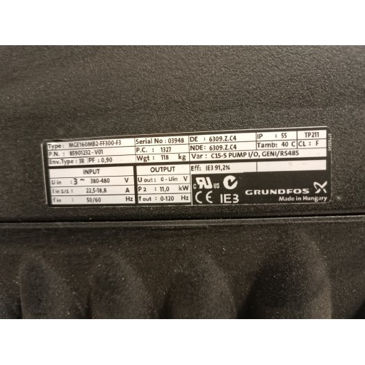 Pompe TPE 100-250/2 11kW - Monocellulaire Triphasée 400V