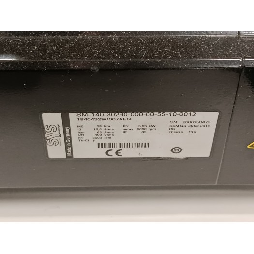 Servomoteur SM-140-30290-000-60-55-10-0012