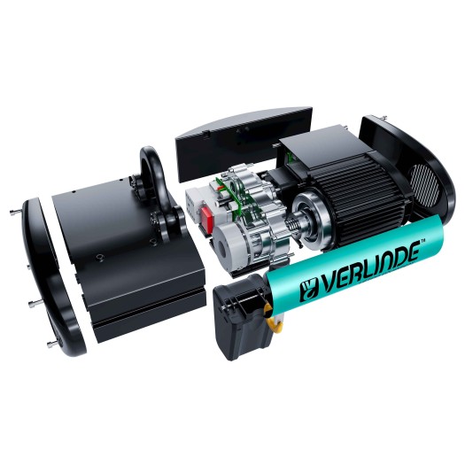 Palan électrique à chaine VX10 1600kg 4/1m/min 400V 7m de levée avec chariot direction motorisé