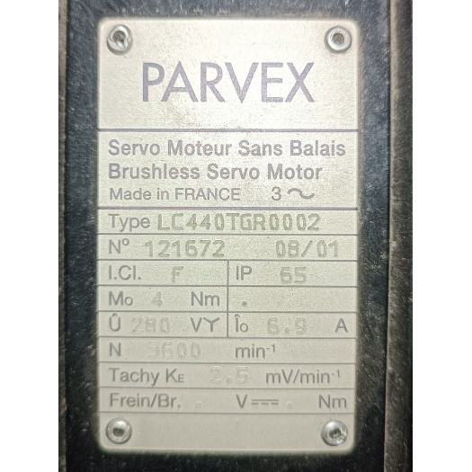 Servomoteur sans Balais Parvex LC440TGR0002