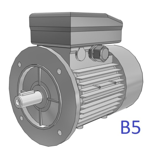 Moteur monophasé 0,25kW  3000 tr/min Hauteur d'axe 063mm